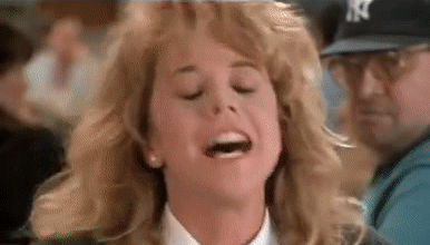 'Sally' sure is happy with her meal!.gif