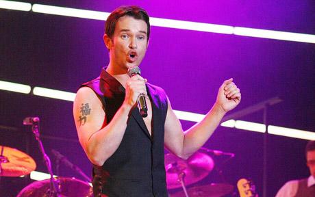 photo dated 2652008 of Boyzone's Stephen Gately in concert at the Odyssey Arena Belfast. Photo Liam McBurneyPA Wire.jpg